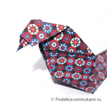 Як зробити змію з паперу (зворотна складка Тепер) Як зробити змію з паперу
