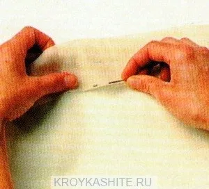 Як зшити штори з кулисками - крій та шиття (яку протягується волосінь) Як зшити штори з кулисками - крій та шиття