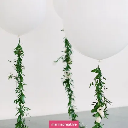 Як прикрасити повітряні кульки квітами, decor - creative (кульки) Як прикрасити повітряні кульки квітами, decor - creative