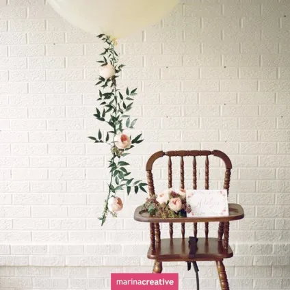Як прикрасити повітряні кульки квітами, decor - creative (прикрасити) Як прикрасити повітряні кульки квітами, decor - creative