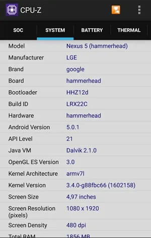 Як дізнатися потужність процесора на android (смартфон) Як дізнатися потужність процесора на android