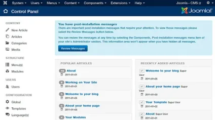 Як в cms joomla встановити українську мову (joomla) Як в cms joomla встановити українську мову