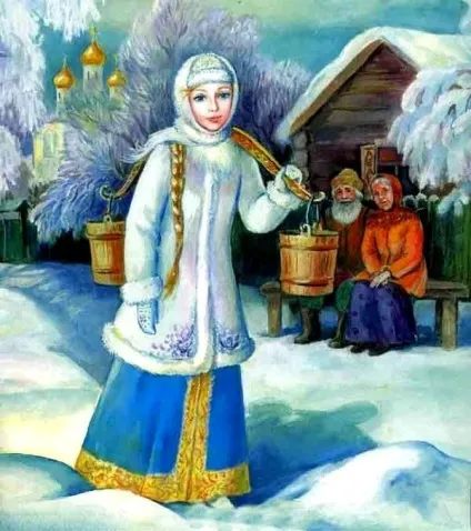 Як виглядає снігуронька