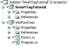 Smart tag - базове застосування - about (клас спадкоємець UserControl) Smart tag - базове застосування - about