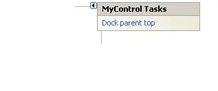 Smart tag - базове застосування - about (клас спадкоємець UserControl) Smart tag - базове застосування - about