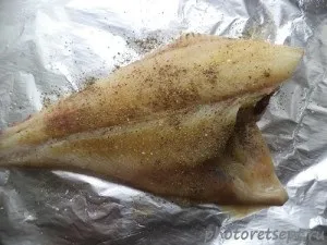 Камбала в фользі