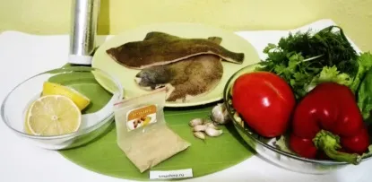 Камбала запечена в духовці - як приготувати у фользі з лимоном рецепт з фото крок за кроком (духовці) Камбала запечена в духовці - як приготувати у фользі з лимоном рецепт з фото крок за кроком