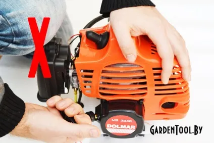 Як заводити і регулювати двигун бензинового триммера інструкція, опис, фото - магазин