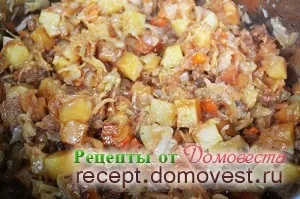 Капуста тушкована з тушонкою - рецепти від домовеста
