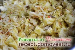 Капуста тушкована з тушонкою - рецепти від домовеста