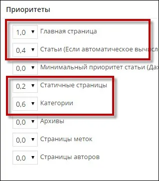 Карта сайту wordpress xml і html