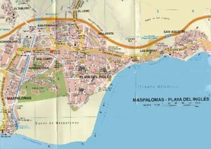 Карта Канарських островів - тенеріфе, Гран-Канарія, і ін (канарські острова) Карта Канарських островів - тенеріфе, Гран-Канарія, і ін