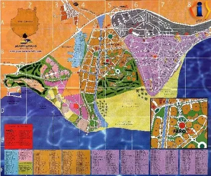 Карта Канарських островів - тенеріфе, Гран-Канарія, і ін (тенеріфе) Карта Канарських островів - тенеріфе, Гран-Канарія, і ін
