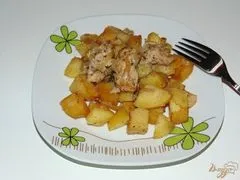 Картопля в рукаві з маринованим курячим філе - покроковий рецепт з фото