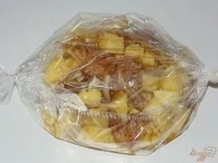 Картопля в рукаві з маринованим курячим філе - покроковий рецепт з фото