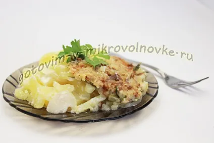 Картопля з майонезом в мікрохвильовій печі (мікрохвильовці) Картопля з майонезом в мікрохвильовці