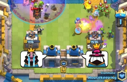 Кланова битва в clash royale