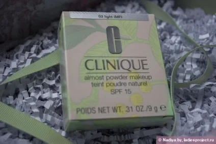 Компактна пудра clinique almost powder makeup spf 15 (відтінок № 03 light) - відгуки, фото і ціна (мідл-маркет) Компактна пудра clinique almost powder makeup spf 15 (відтінок № 03 light) - відгуки, фото і ціна
