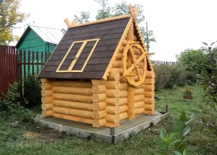 Колодязь на дачі як зробити своїми руками криничний будиночок