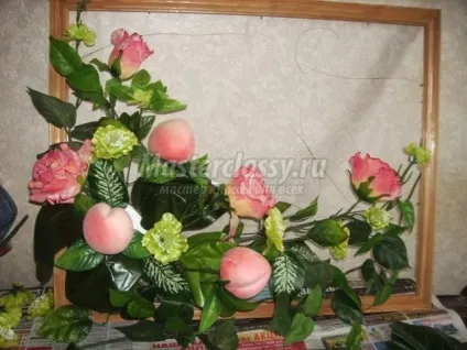 Колаж з штучних квітів своїми руками (колаж) Колаж з штучних квітів своїми руками