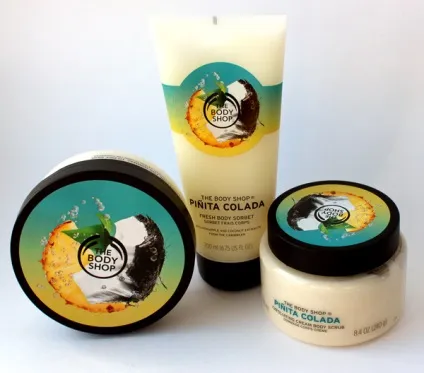 Колекція the body shop pinita colada - скраб, масло і сорбет для тіла (колекція) Колекція the body shop pinita colada - скраб, масло і сорбет для тіла