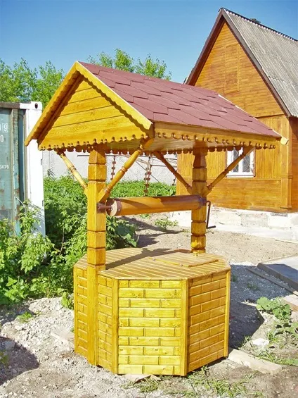 Колодязь на дачі як зробити своїми руками криничний будиночок