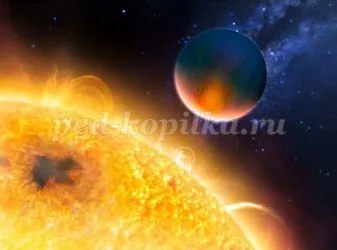 Конспект заняття з презентацією для дітей старшої групи на тему космос (космос) Конспект заняття з презентацією для дітей старшої групи на тему космос