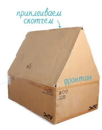 Коробка плюс фантазія дитячий будиночок своїми руками (своїми) Коробка плюс фантазія дитячий будиночок своїми руками