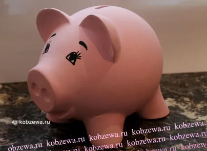 Скарбничка порося, арт-студія натальи Кобзєва (з глини) Скарбничка порося, арт-студія натальи Кобзєва