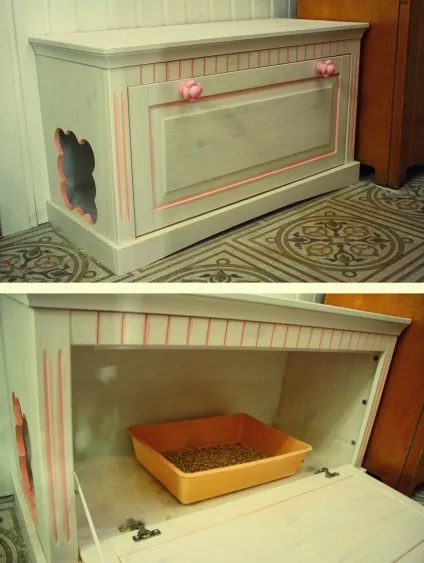 Котячий туалет своїми руками