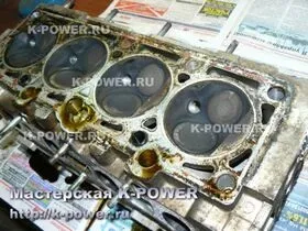 K-power, chery amulet - ремонт гбц після обриву ременя грм (ремонт) K-power, chery amulet - ремонт гбц після обриву ременя грм