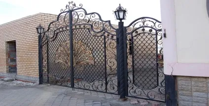Ковані ворота своїми руками фото і відео найбільш вдалих рішень