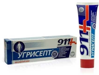 Крем-гель угрісепт 911 від прищів інструкція із застосування, ціна, відгуки, опис (застосування) Крем-гель угрісепт 911 від прищів інструкція із застосування, ціна, відгуки, опис