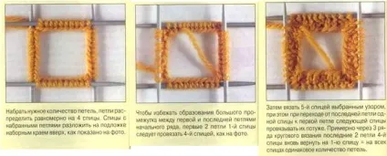 Круговий в'язання спицями (необхідну кількість петель) Круговий в'язання спицями