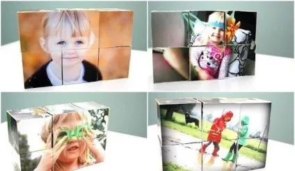 Кубики з фотографіями своїми руками (своїми) Кубики з фотографіями своїми руками