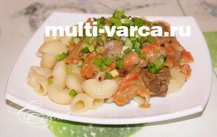 Куряча печінка в мультиварці 1