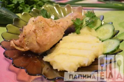 Курка тушкована в сметані з часником рецепт (рецепт) Курка тушкована в сметані з часником рецепт