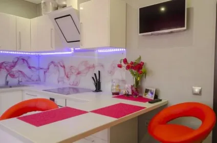 Кухонний фартух з мдф гідності, установка панелі, догляд