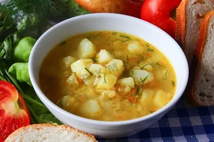 Курячий суп з рисом і картоплею рецепт з фото без засмажкою (рисом) Курячий суп з рисом і картоплею рецепт з фото без засмажкою