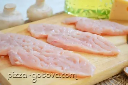 Куряче філе в духовці з грибами і сиром - рецепт з фото (сиром) Куряче філе в духовці з грибами і сиром - рецепт з фото