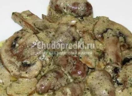 Куряча печінка в мультиварці 2