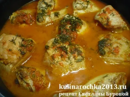 Курка в соусі