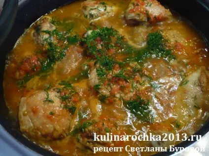 Курка в соусі