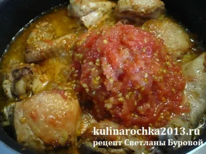 Курка в соусі