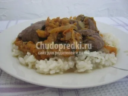 Куряча печінка в мультиварці 2