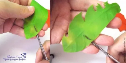 Ліпимо лист кульбаби з холодного фарфору - ярмарок майстрів - ручна робота, handmade (олійні фарби) Ліпимо лист кульбаби з холодного фарфору - ярмарок майстрів - ручна робота, handmade