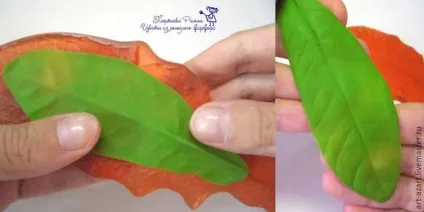 Ліпимо лист кульбаби з холодного фарфору - ярмарок майстрів - ручна робота, handmade (ножиці) Ліпимо лист кульбаби з холодного фарфору - ярмарок майстрів - ручна робота, handmade