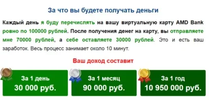 Лохотрон) я готовий платити вам за 30000 рублів від Джона Кастлера