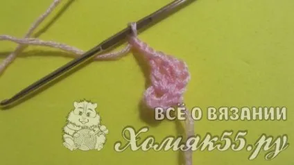 Маленькі квіточки гачком