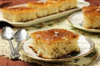 Маннік на кефірі покроковий рецепт з фото (рецепт) Маннік на кефірі покроковий рецепт з фото